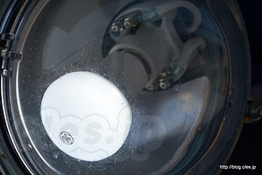 GE 製の LED 電球 - 内航コンテナ船「なとり」（2016年海の日行事）
