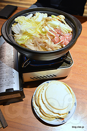 せんべい汁 - 魚や吟翠でシメの「せんべい汁」を