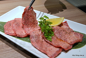 牛塩上タン - 北海道焼肉 ふらのでディナー