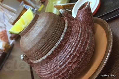 松茸土瓶蒸し 海老 三つ葉 - 久しぶりの山形出張！