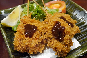 鯨串カツ - YUITO の祢保希で土佐料理