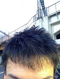 散髪後 - 後期が始まったので散髪