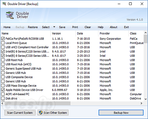 Double Driver - Double Driver でドライバのバックアップを取る