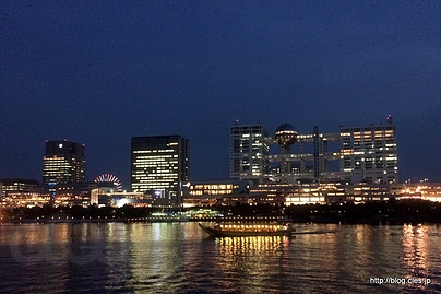 東京湾の夜景 - お台場の夜景を眺めながら・・・
