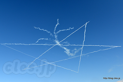 スタークロス - ブルーインパルス 飛行展示（入間航空祭 2016）