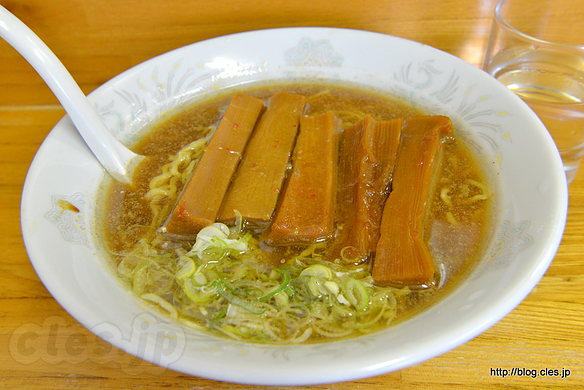 （上）しなちくめん - ラーメン大幸で極太のメンマに遭遇