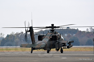 AH-64（JG-4505）帰投 - 帰投を見届けて帰路へ（百里基地創設５０周年記念航空祭）
