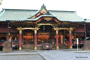 拝殿 - 根津神社