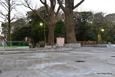 更地になった上野こども遊園地跡 - 上野こども遊園地はすでに跡形もなく・・・