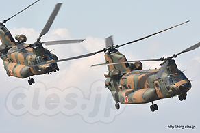 CH-47J（JG-2981 52981, JG-2976 52976） - ヘリが大活躍の訓練展示（第44回木更津航空祭）