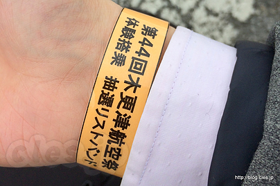 体験搭乗の抽選リストバンド - 第44回木更津航空祭に行ってきた