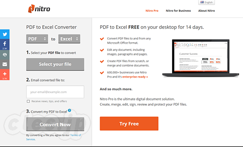 PDF to Excel Converter - PDF の表を Excel の表に変換する