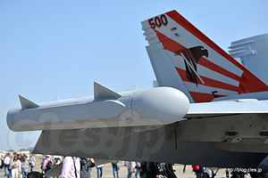 EA-18G の AN/ALQ-218(V)2戦術妨害受信機（168893/NF500） - NAF Atsugi Spring Festival 2017 にいってきた