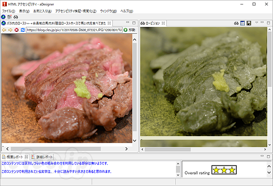 ACTF aDesigner - 色覚異常の人に Web はどう見えているのか