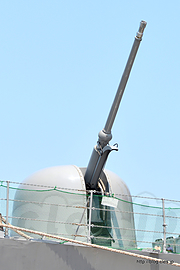 62口径76mm単装速射砲 デモンストレーション - 「あさゆき」と「さわぎり」の一般公開（大洗「海の月間」2017）