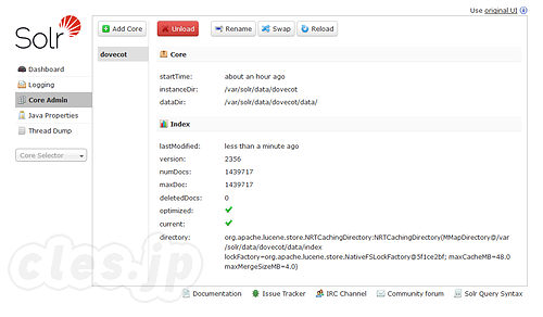 Solr - Dovecot の検索バックエンドに Solr を使う