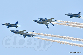 オポジットトライアングル - ブルーインパルス 午後の部（松島基地航空祭 2017）