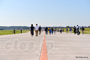 退場の様子 - 松島基地航空祭 2017「復興、そして飛躍へ」