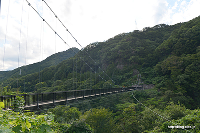 鬼怒楯岩大吊橋 - 鬼怒楯岩大吊橋を渡ってみた