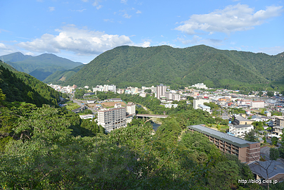 展望台からの眺め - 楯岩展望台に登ってみた