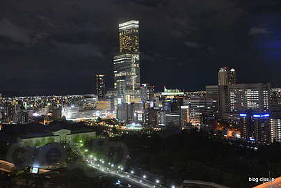 展望台からの夜景（あべのハルカス方面） - 通天閣から大阪の夜景を楽しむ