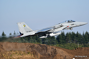F-15J（72-8889）離陸 - F-15 / F-2 帰投、そして僕も帰投（入間航空祭 2017） 