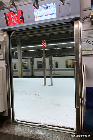 新越谷 - 都内は 23 センチの積雪？