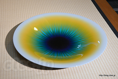 三代德田八十吉 燿彩鉢 創生 1991 - 東京国立近代美術館 工芸館「名工の明治」