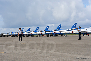 整列 - ブルーインパルスは2区分→3区分（'18 航空祭 in KOMATSU）