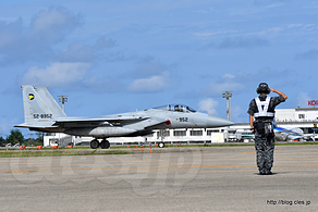 F-15 （52-8952） タキシング - F-15 の編隊飛行（'18 航空祭 in KOMATSU）