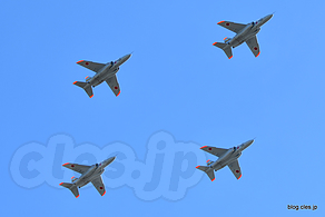 T-4 ダイヤモンド隊形 - エアフェスタ浜松 2018 事前訓練公開にいってきた