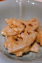 蓮根の肉味噌 - あをによし