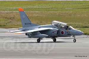 T-4（66-5743） - 那覇空港の展望デッキから見える空自機