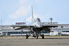 F-16 正面から - 今日もプリモさんパないっす（令和元年航空祭 in KOMATSU）