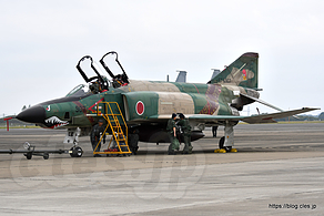 RF-4E（57-6907）スペマ 帰投準備 - 入間最後の RF-4 （入間基地航空祭 2019）