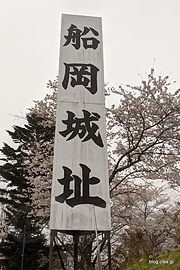 船岡城址 - 船岡城址と一目千本桜