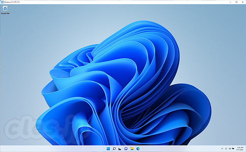 Windows Sandbox - Windows Sandbox が動くようになってた