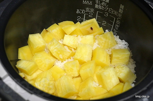 芋ご飯 - サツマイモ炊き込みご飯