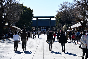 靖國神社 - 都内は桜が見頃に
